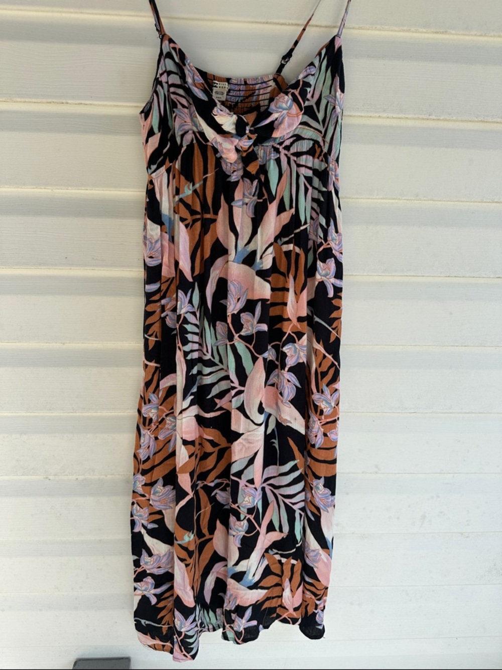 Billabong Tropical Floral Maxi Slip Dress